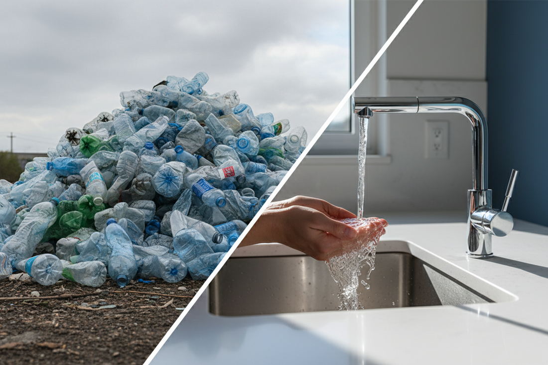Ósmosis inversa vs agua embotellada: ahorro real para tu familia